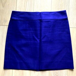 J. Crew Royal Blue Cotton Mini Skirt Women’s Size 2